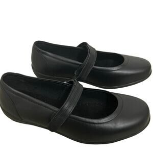 Cosyfeet Black Mary Jane Flats Extra Wide Adjustable Strap Comfort Shoes 11